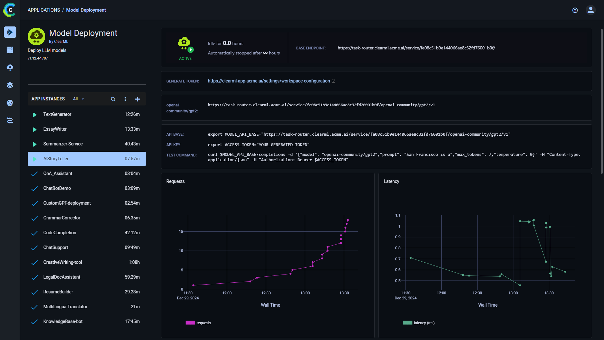 Model Deployment App