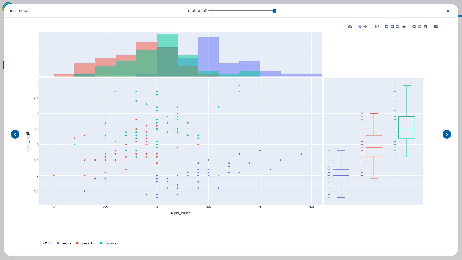 Plots maximize tab