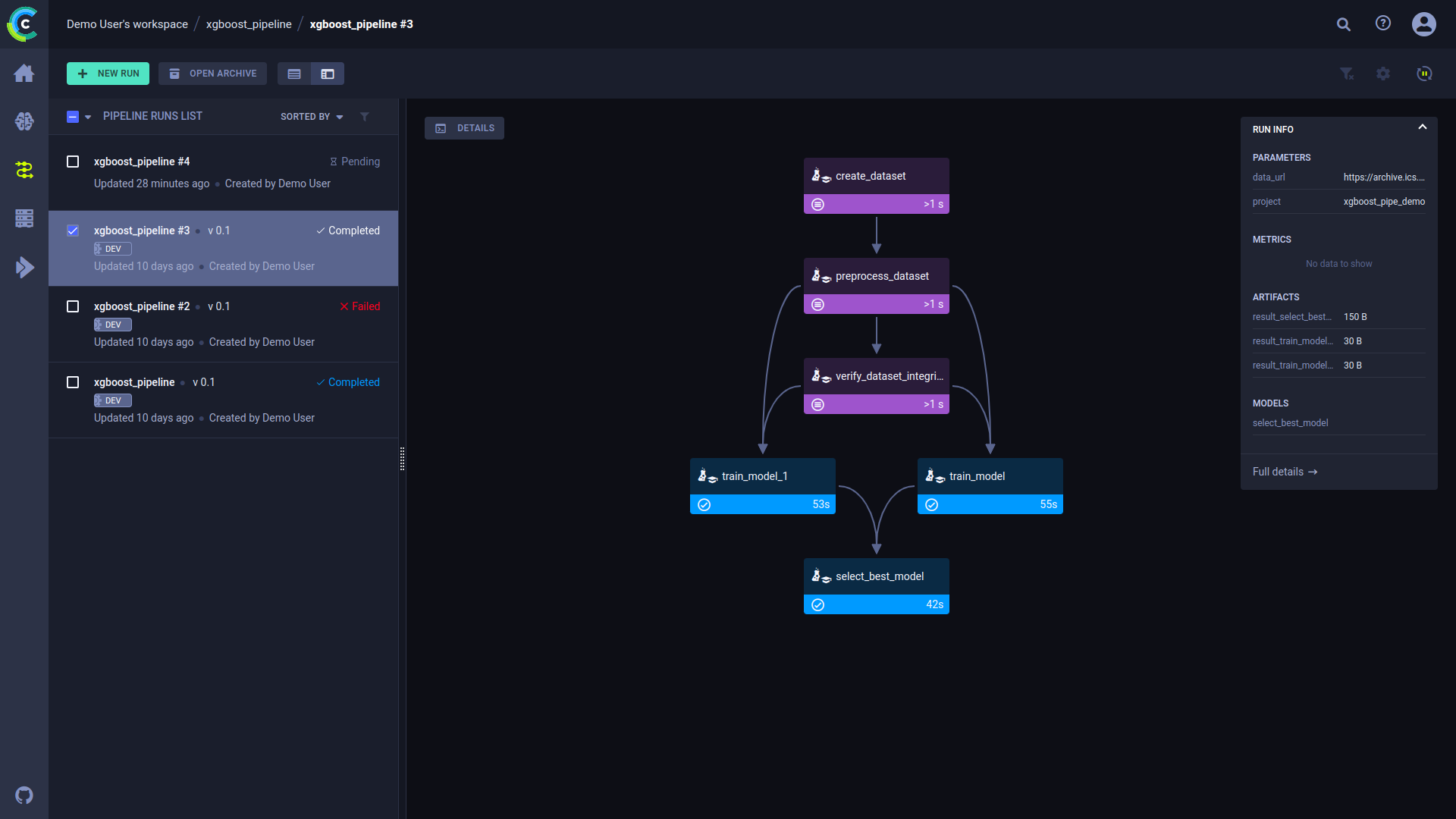 Pipeline UI