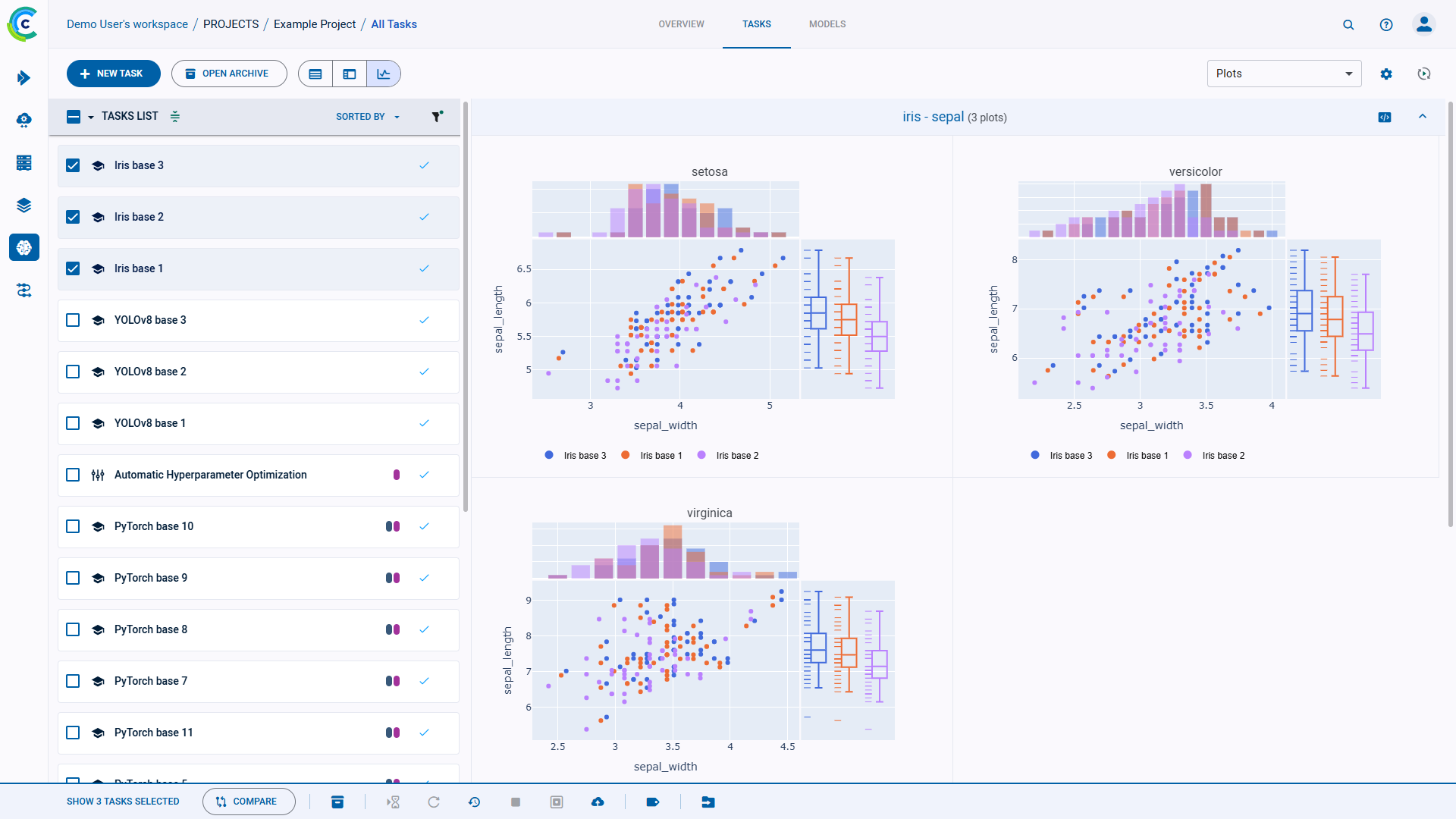 Merged comparison plots