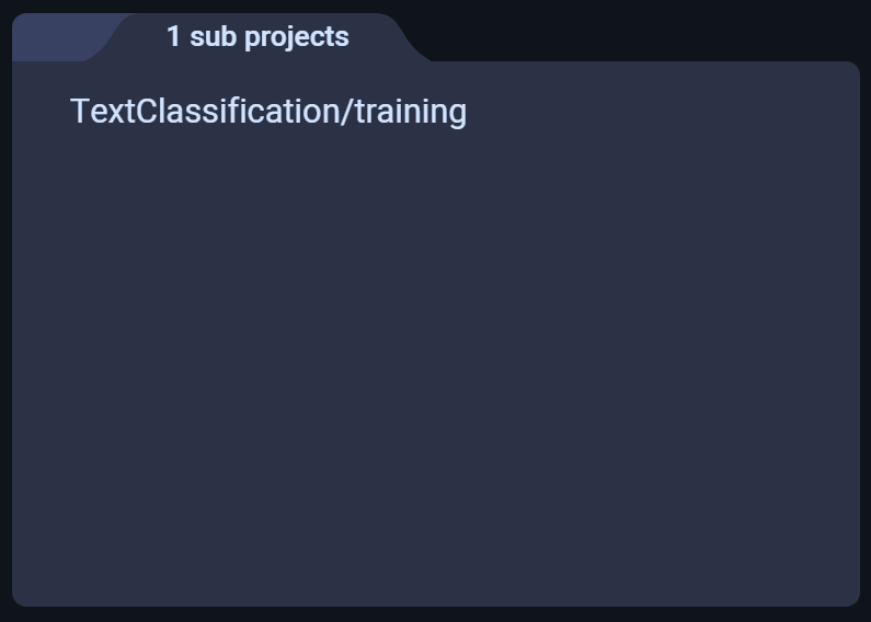 Subproject tab
