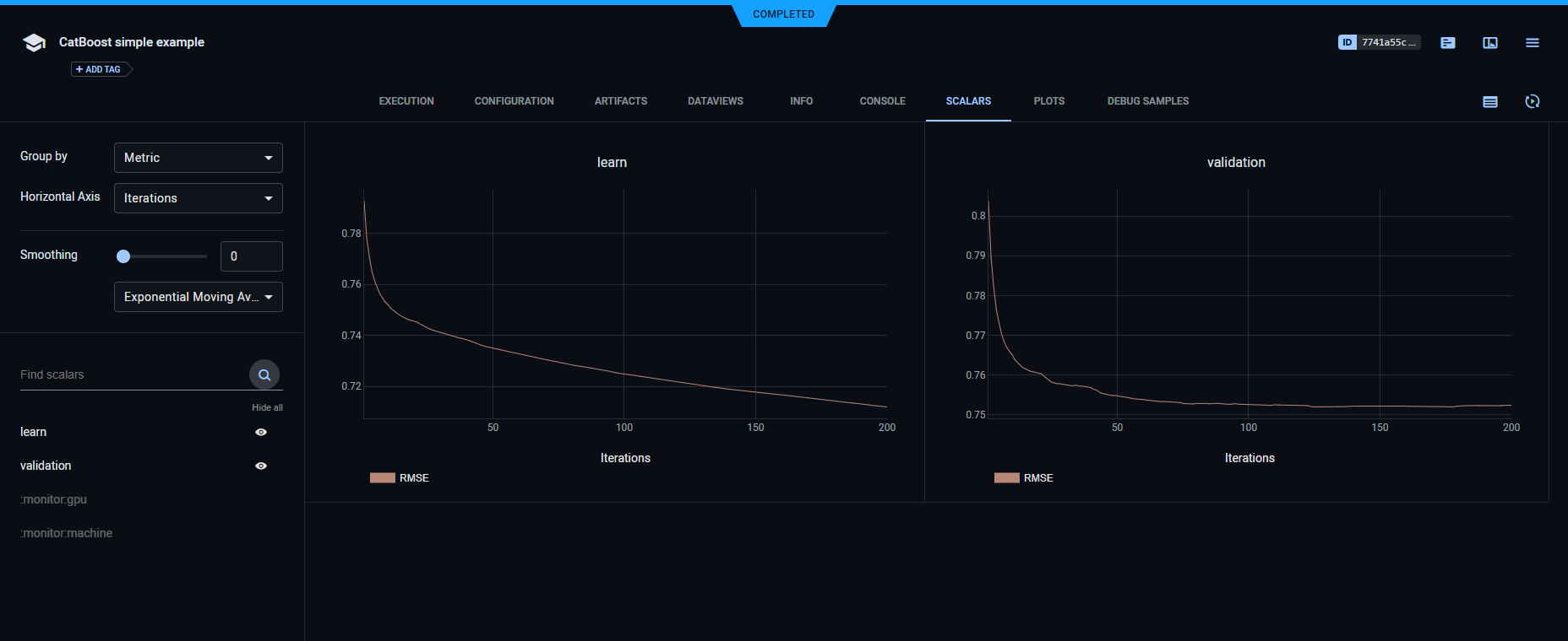 Task scalars