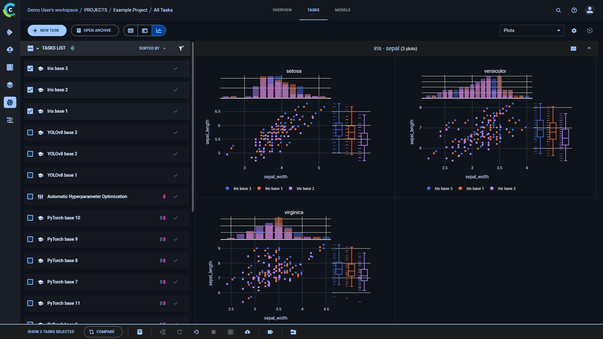 Merged comparison plots