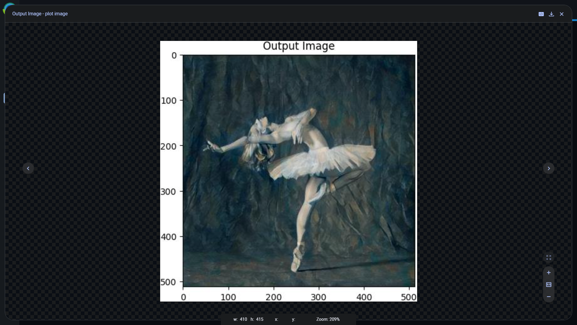 Debug sample image viewer