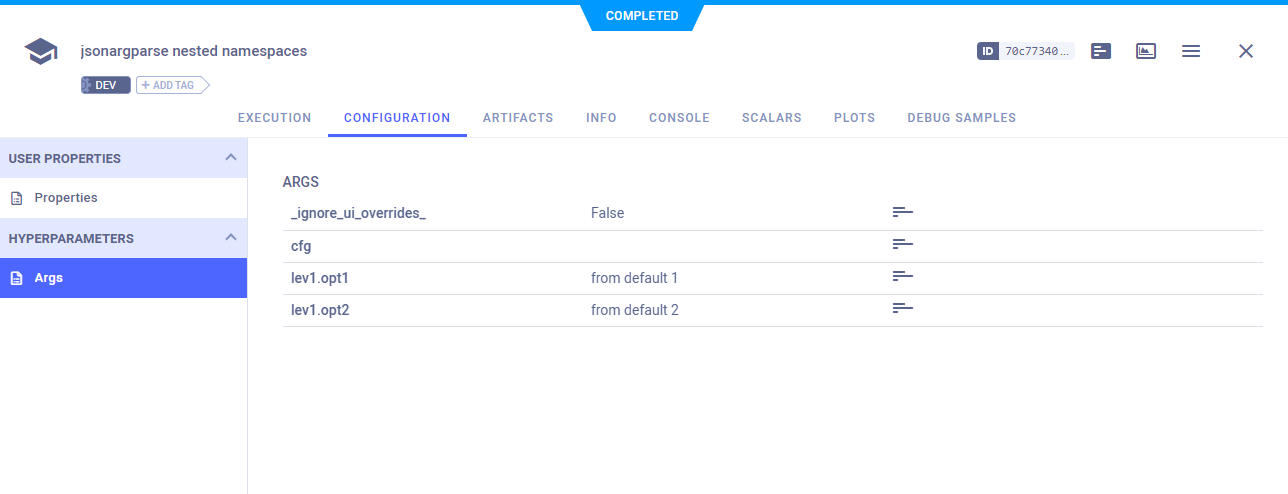 Jsonargparse integration