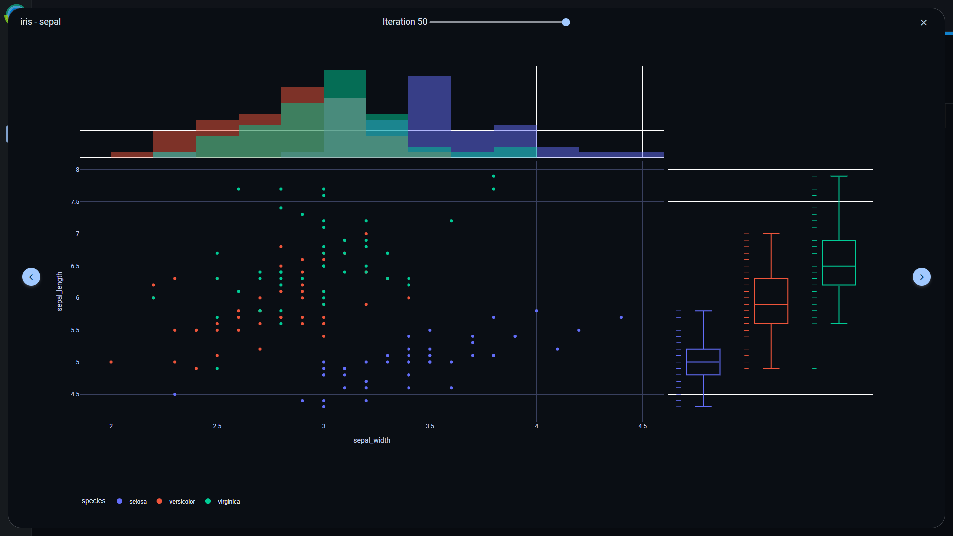 Plots maximize tab