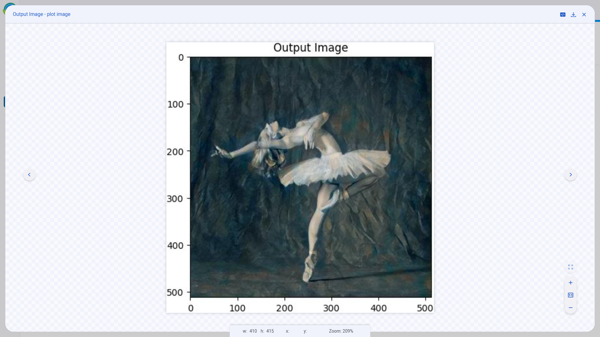 Debug sample image viewer