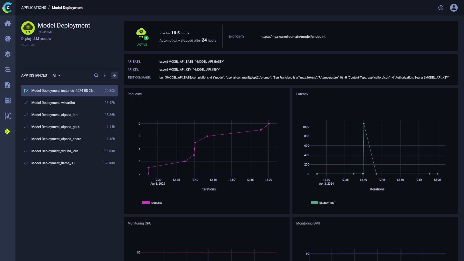 Model Deployment App