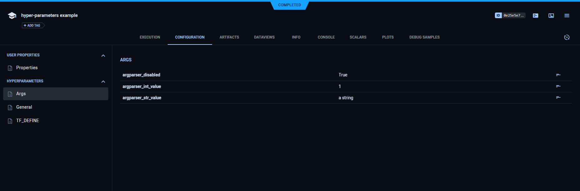 Command line options