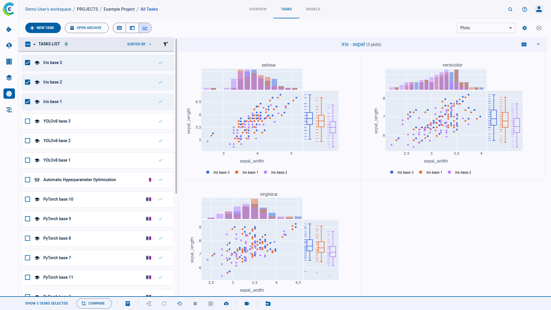 Merged comparison plots