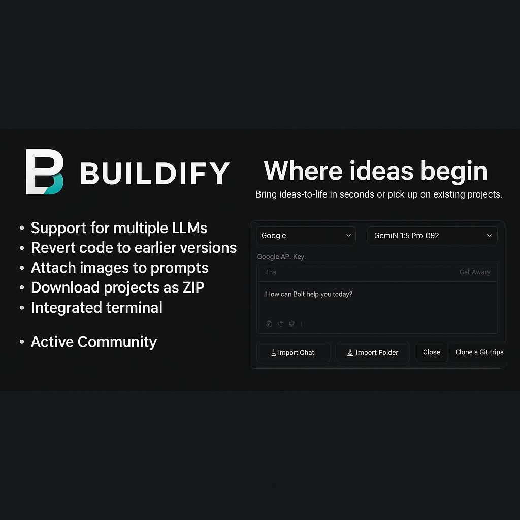 Buildify: AI-Powered Full-Stack Web Development in the Browser