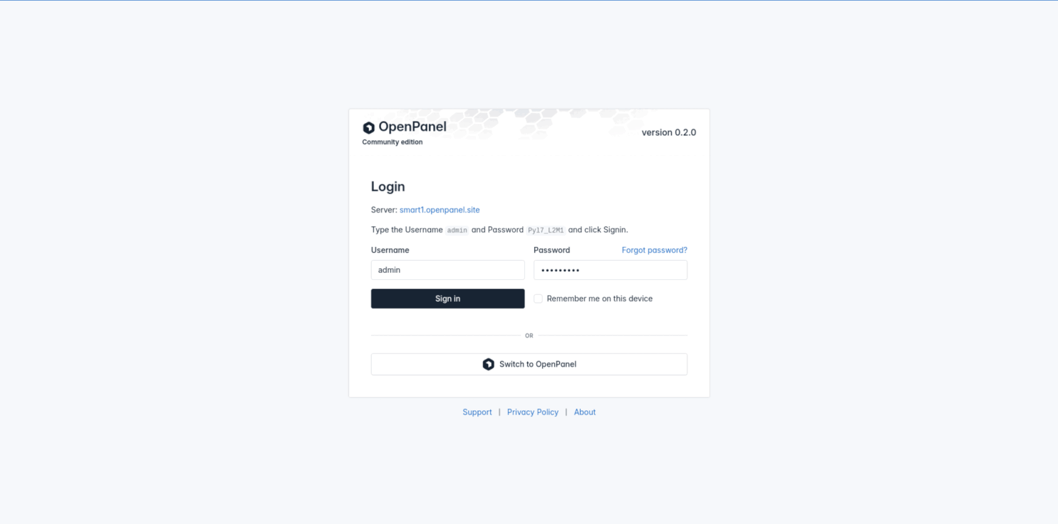 website